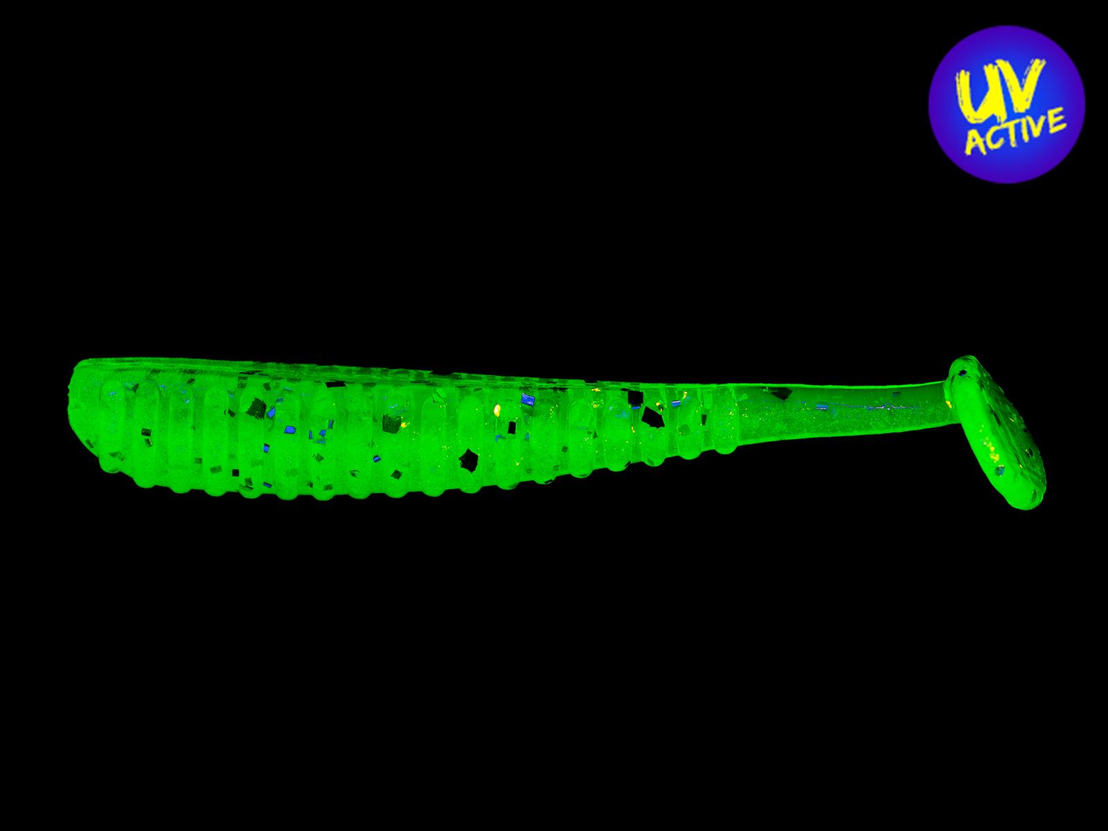 1.5" Aji Ringer Shad - Chartreuse Baitfish